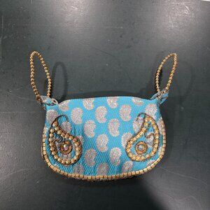 Embroidered Clutch Purse | Indian Handbag | Boho Ethnic Evening Bag